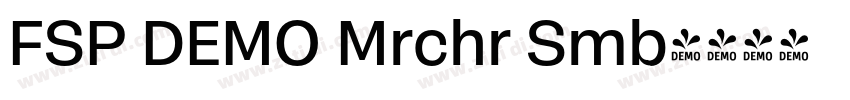 FSP DEMO Mrchr Smb字体转换 FSP DEMO Mrchr Smb字体转换